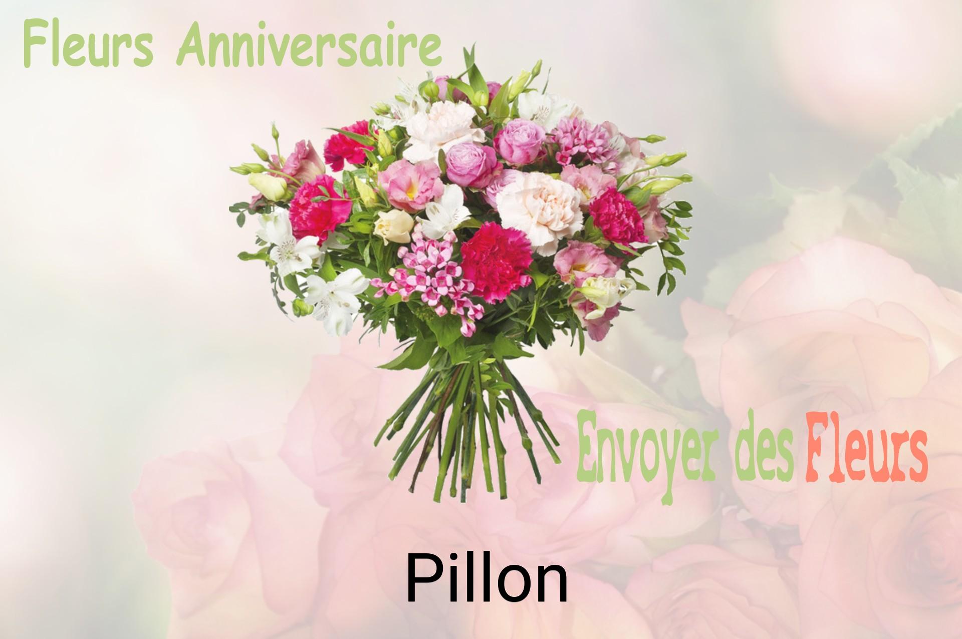 Bouquet de fleurs d’anniversaire livré à Pillon